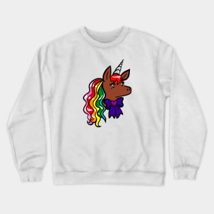 Rainbow Unicorn Crewneck Sweatshirt